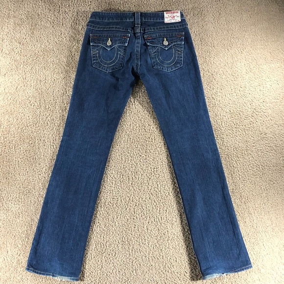 True Religion Billy Straight Leg Jeans Size 28 - Picture 3 of 8
